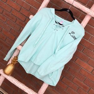 NOBO teal hoodie